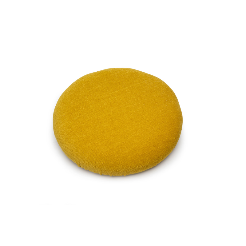Yellow seat cushion
