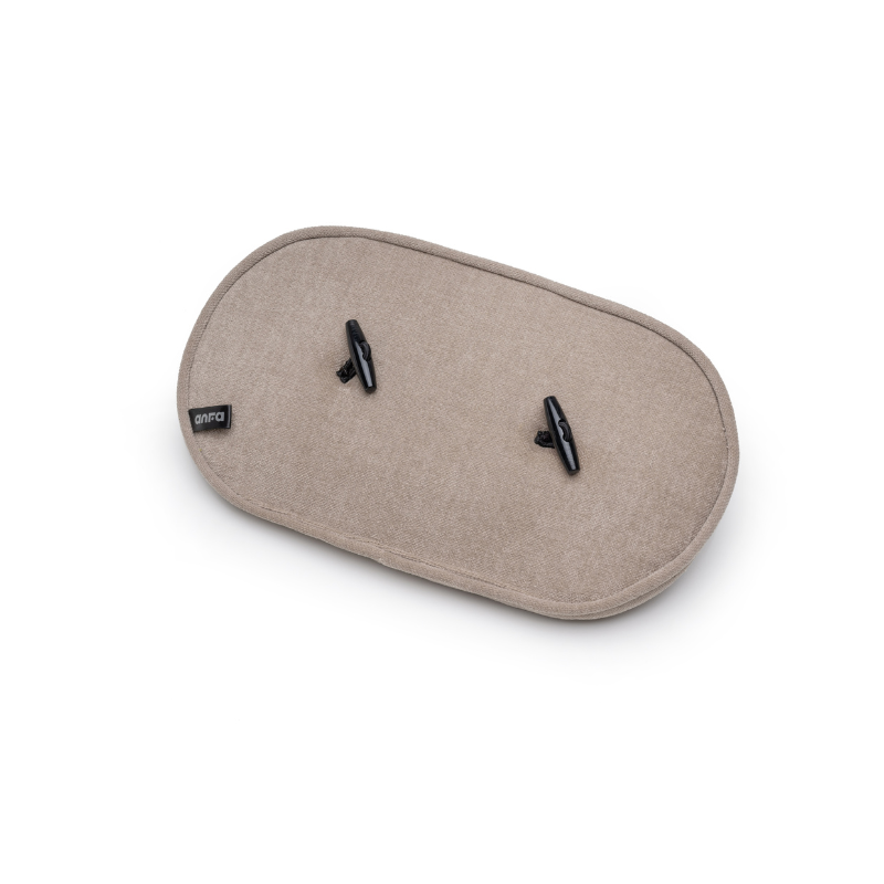 Grey backrest cushion - back side