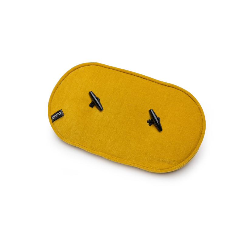 Yellow backrest cushion