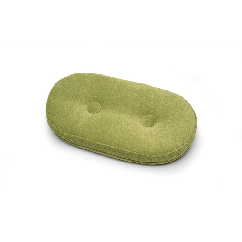 Green backrest cushion - front side