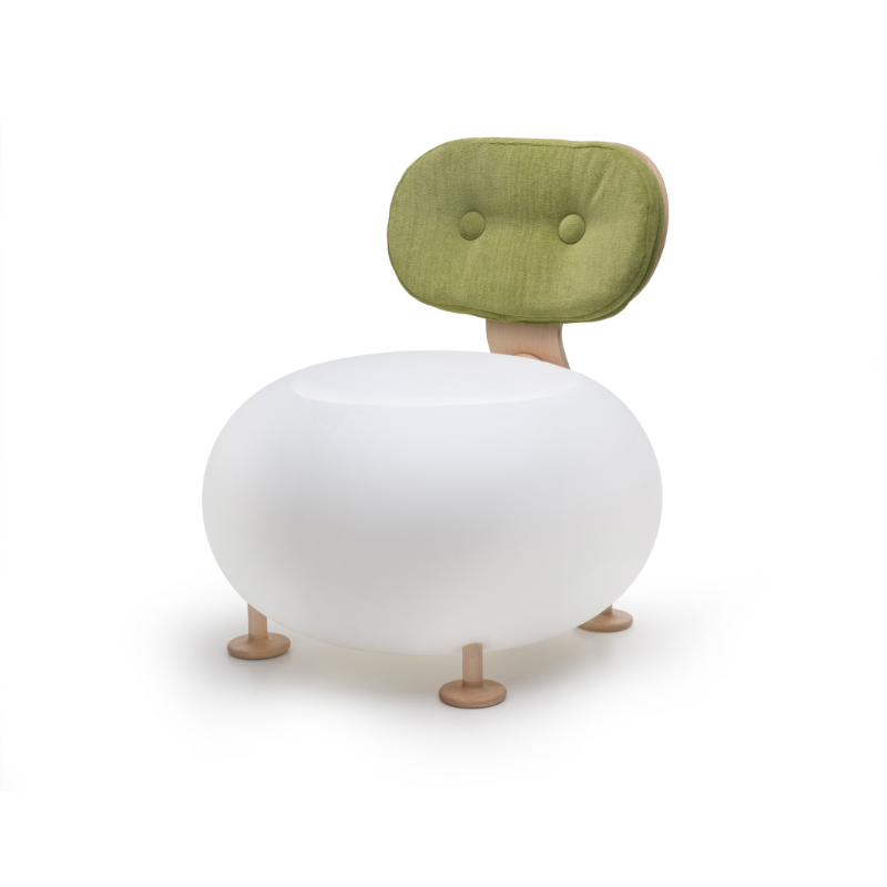 Cushion for backrest - green