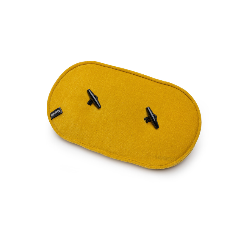 Cushion for backrest - yellow